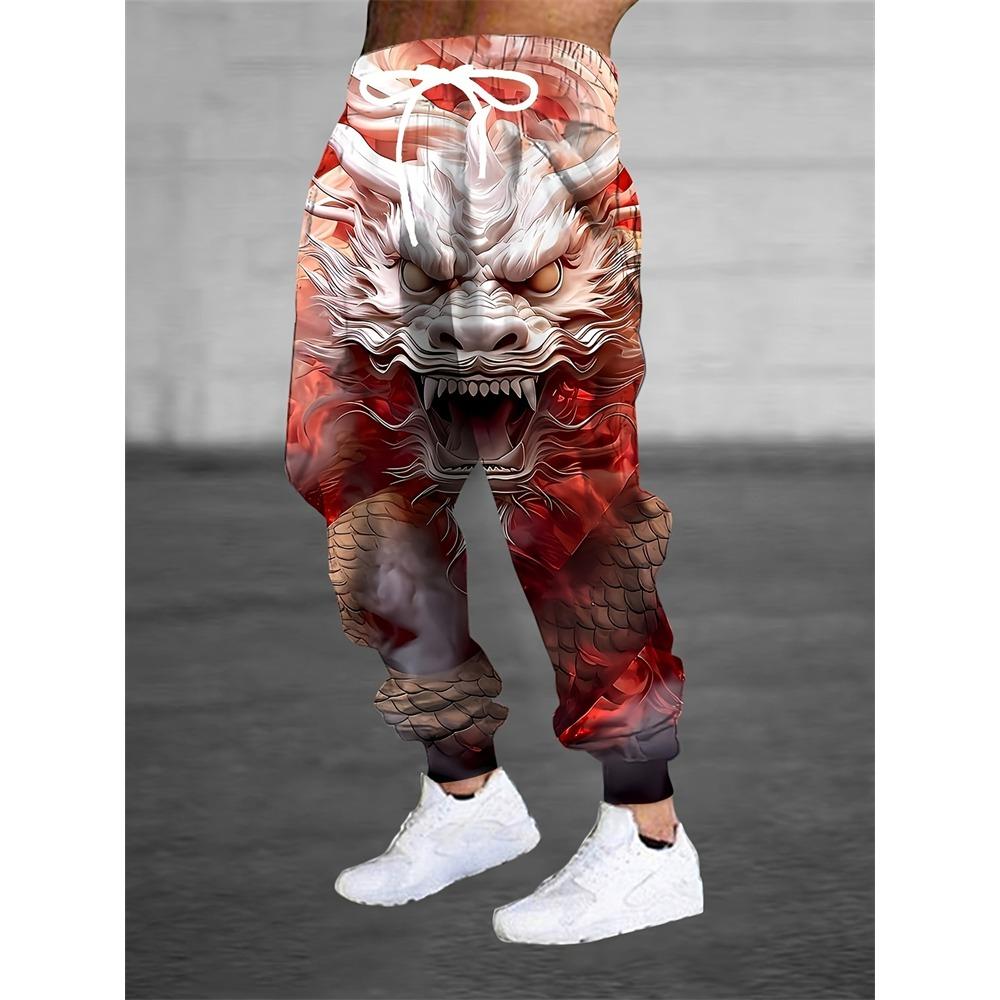 New Men's Sports Pants Fashionable And Versatile Loose-fitting Sports Pants Spring And Autumn Casual Retro-style Sports Pants