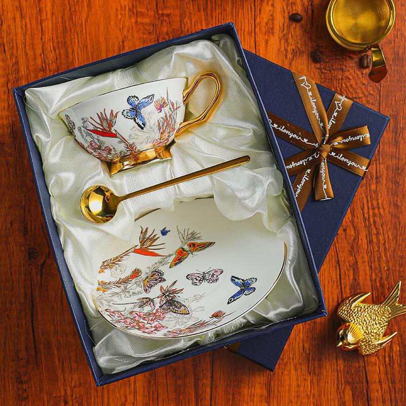 Shangqi Ceramic Coffee Cup & Saucer Gift Set