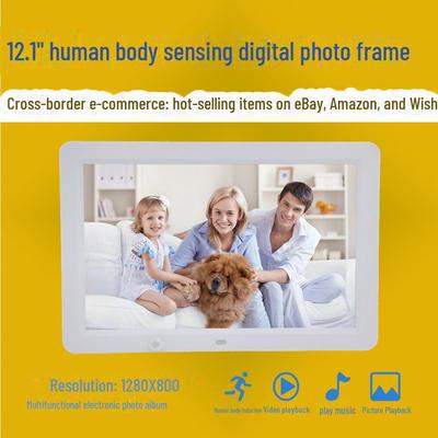 12-Inch HD LED Digital Photo Frame with Motion Sensor