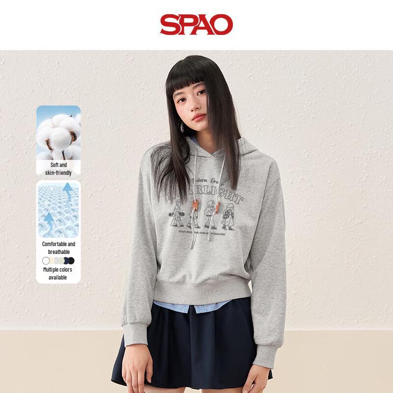 

Женское худи с графикой SP Fun Character от SPAO S