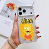 Cute S-SimpsonS Family Phone Case For iPhone 17 16 15 14 13 12 11 Pro Max Air Matte Laser Aurora Shockproof Funda