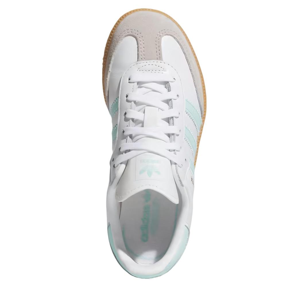 Adidas Samba OG C White Semi Flash Aqua Kids Sneakers Cloud-White Gum JP5485