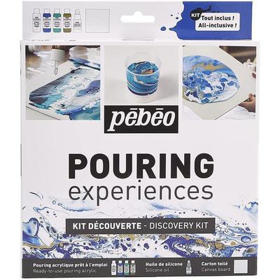 Pouring Paint - Pébéo - Discovery Kit - 4 Tubes 59ml - Acrylic - Mixed