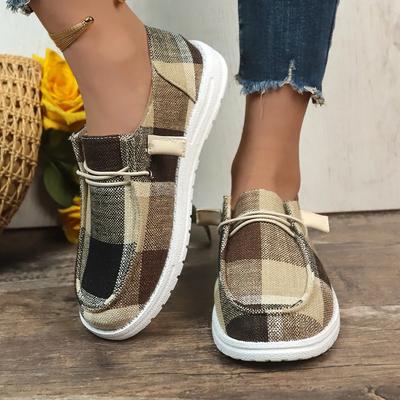 Canvas Shoes for Woman Ladies Autumn Breathable Loafers Light Weight Slip-on Flat Sneakers Women's Casual Vulcanized Shoes 36-43