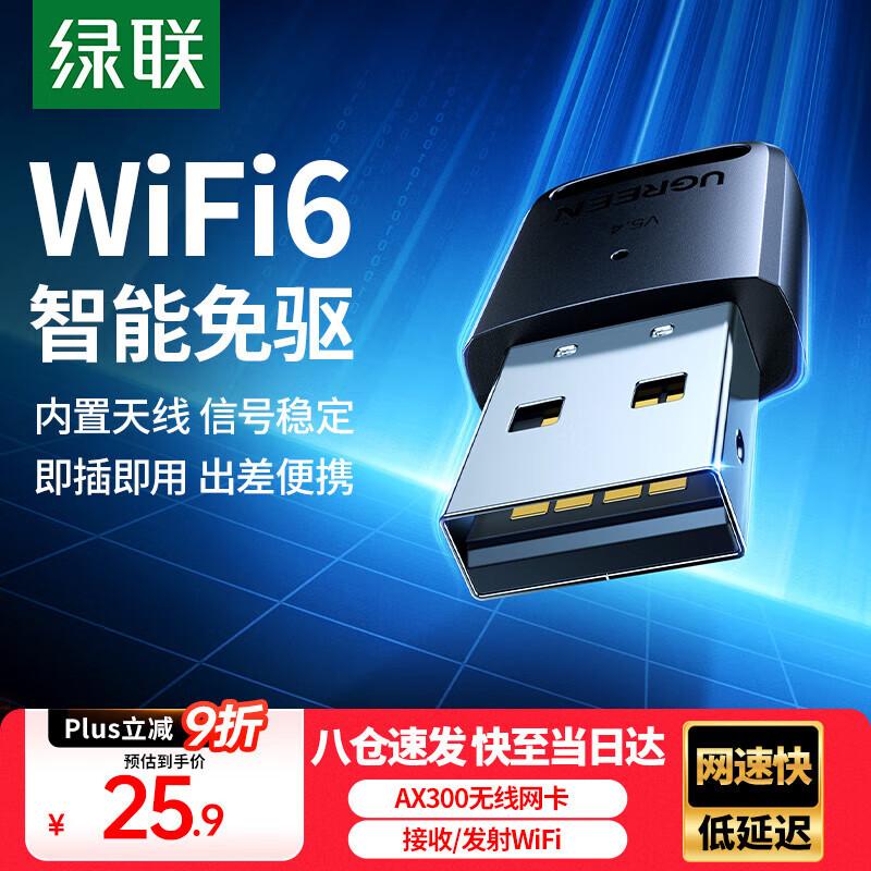 UGREEN USB Wi-Fi Network Adapter (WiFi 5 & WiFi 6) (CN version)
