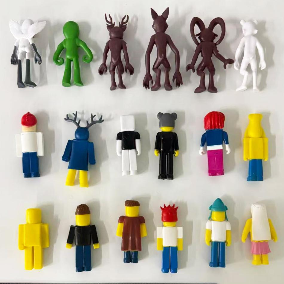 New 99 Nights in The Forest Deer Owl Goat Monster Figures Set Model Assembled Building Blocks Figurine Plastic Toy Gifts