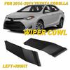 Windshield Wiper Cowl Extension Trim Fender Cover For Toyota Corolla 2014 2015 2016 2017 2018 2019 Car Accessories