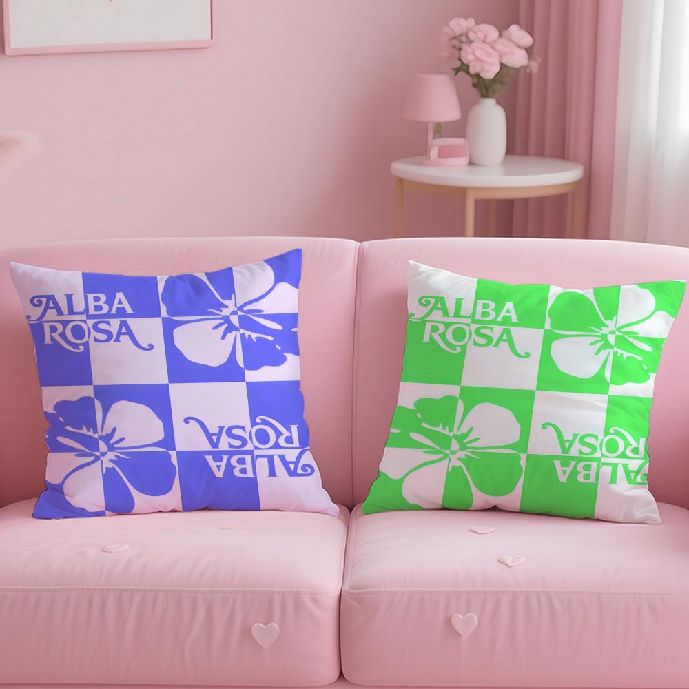 popular fashion brand Alba Rosa Cushion Cover Soft & Easy-Wash Pillow Case – Versatile for Couch, Bed, Travel and Office
