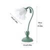 DurableBedside Night Light Explosion Pastoral Flower Romantic Bedroom Princess Room Desk Decoration Atmosphere 5W Three-color Li