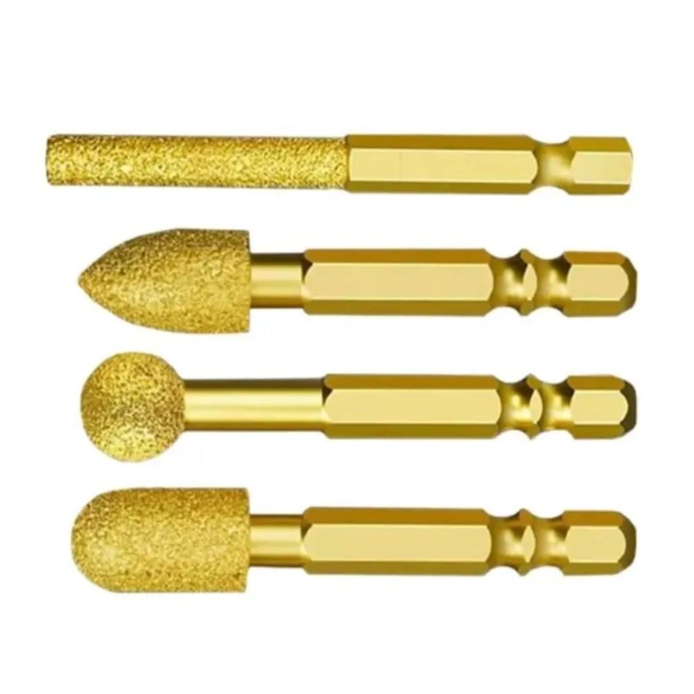 Efficient Abrasive Tool Adamas Coated Rotary Burrs Coated Grinding Burr  Glass Stone Carving