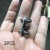 2x Mudguard Leg Fixing Plate Replace Parts Accessory Stainless Steel