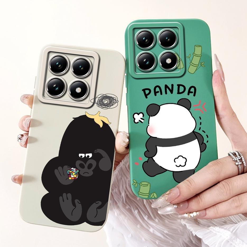 For Xiaomi 14T Pro Case Cute Dog Cartoon Cover Soft TPU Full Cameras Protection Shell For Xiaomi Mi 14T Pro Mi14T 5G Phone Cases