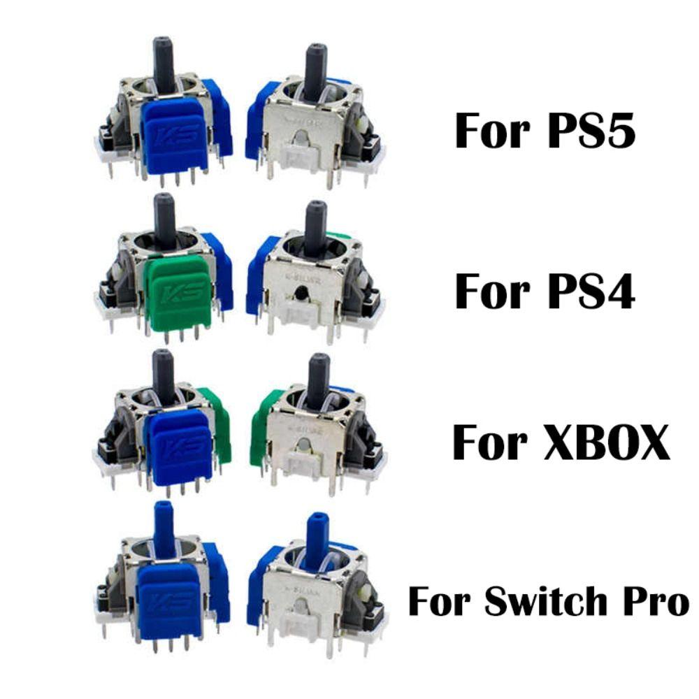4PCS Anti-Drift TMR Electromagnetic Joystick 3D Analog Durable Rocker Replacement High Precision for PS5/PS4/Xbox/Switch Pro