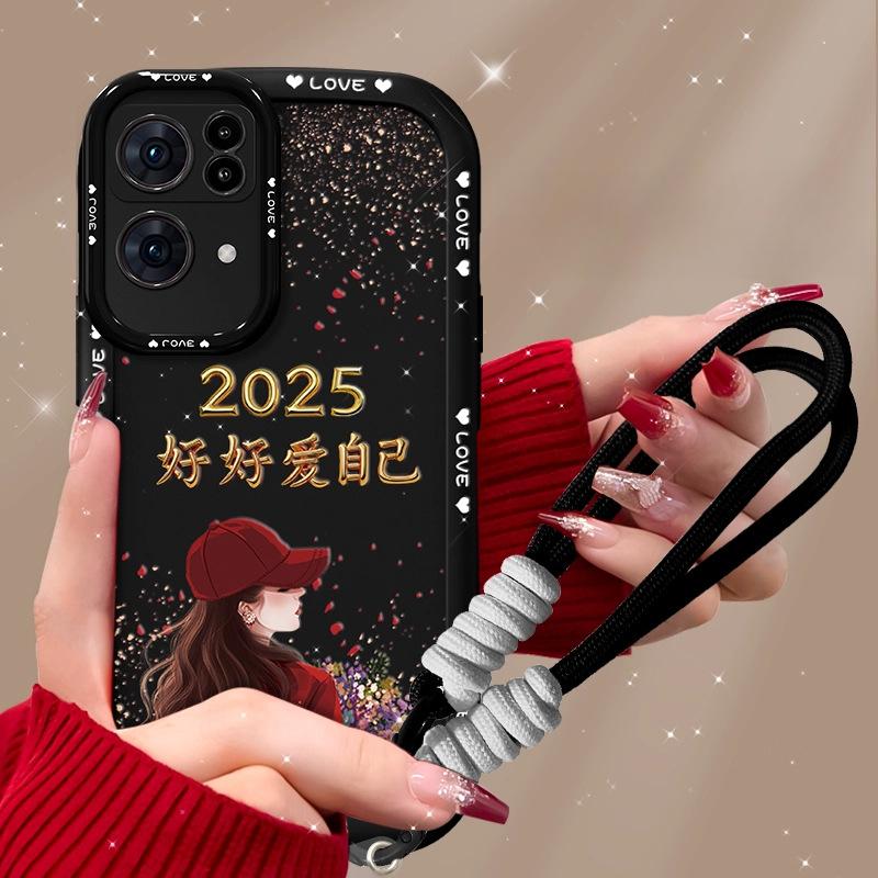 Cartoon Girl Suitable for Apple 16promax Mobile Phone Case IPhone 15 All Inclusive 14/13 Couple Puff Shell