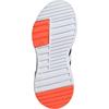 Adidas Racer Tr23 El K Comfortable Non-Slip Breathable Low-Top Casual Shoes Kids Sneakers Black White Fluorescent-Red ID0335