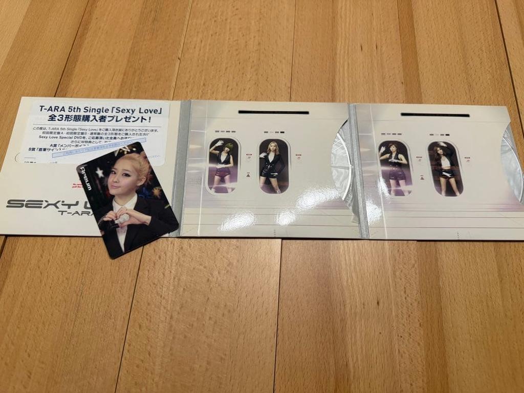 [USED] T-ARA 5th Single SEXY LOVE Bonus card included