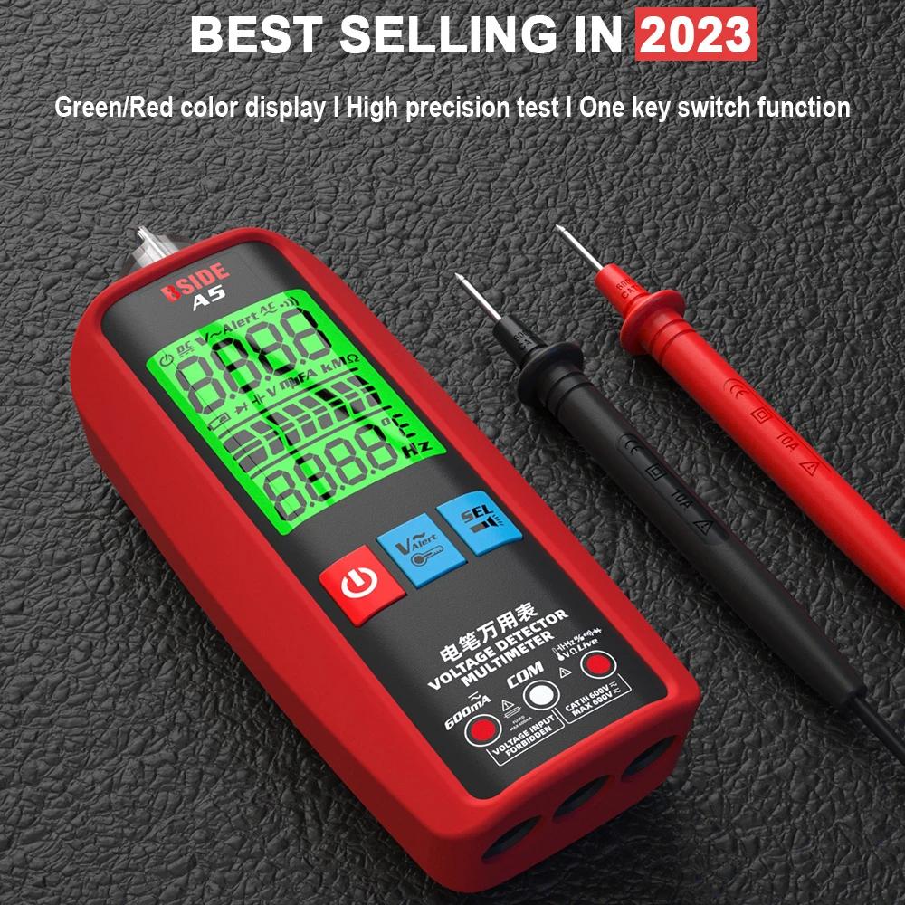 

A5/A5X Smart Digital Multimeter 6000 Counts True-RMS DC AC Voltage Current Capacitance Ohm Temp Diode Hz VFC NCV Test Voltmeter