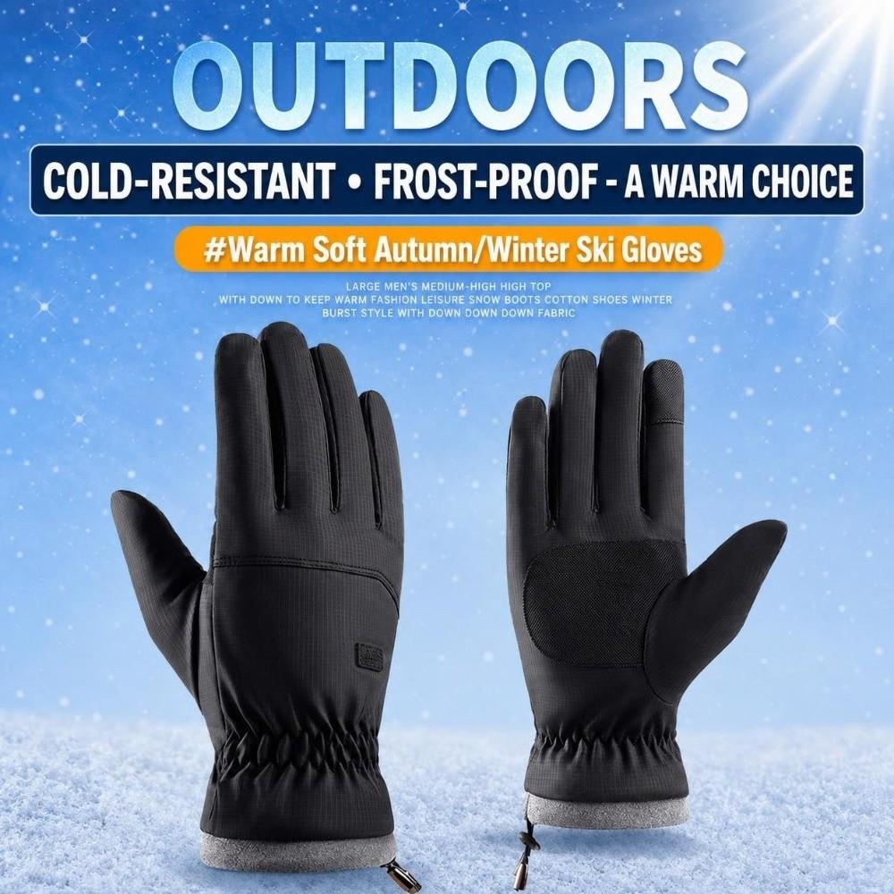 Waterproof Cold Proof Gloves Anti Slip Touchscreen Gloves Durable Windproof Gloves