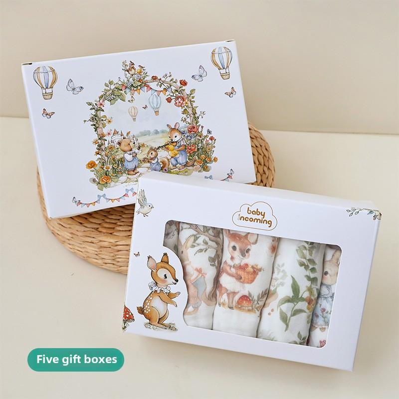 3pc/5pcs Cotton Baby Towel Guaze Burp Cloths for Newborn Babies Accessories Face Towel Muslin Squares Baby Shower Gift