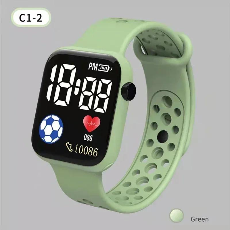 Cartoon Kids LED Watches Silicone Strap Digital Kids Watch Electronic Wristwatch Sports Clock for Boys and Girls Gifts