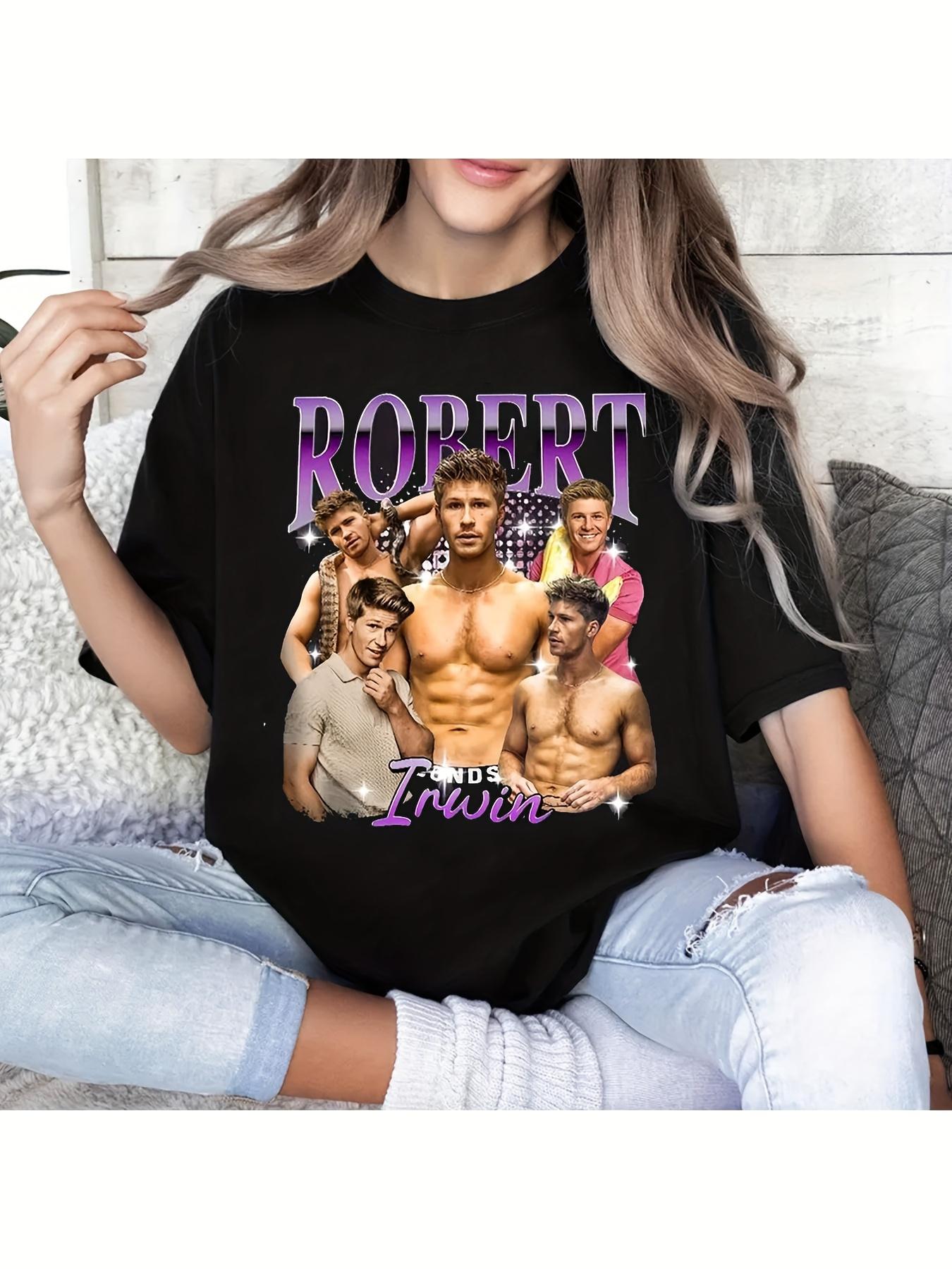 Unisex Retro Robert Graphic Tee M