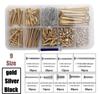 226Pcs Guitar Screw Kits (9 Types) with Springs for Electric Guitar Bridge, Neck Plate, Pickguard, Pickup, Switch, Tuner