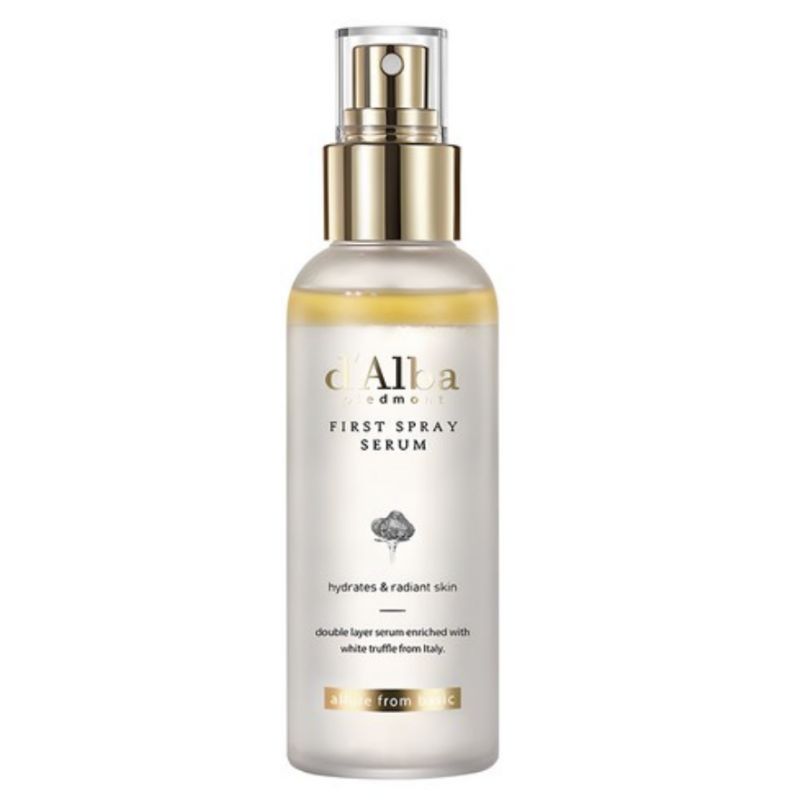 

d Alba White Truffle First Spray Serum Facial Mist 100ml – Hydrating & Glow Boosting Vegan Oil-Serum Mist 1pcs
