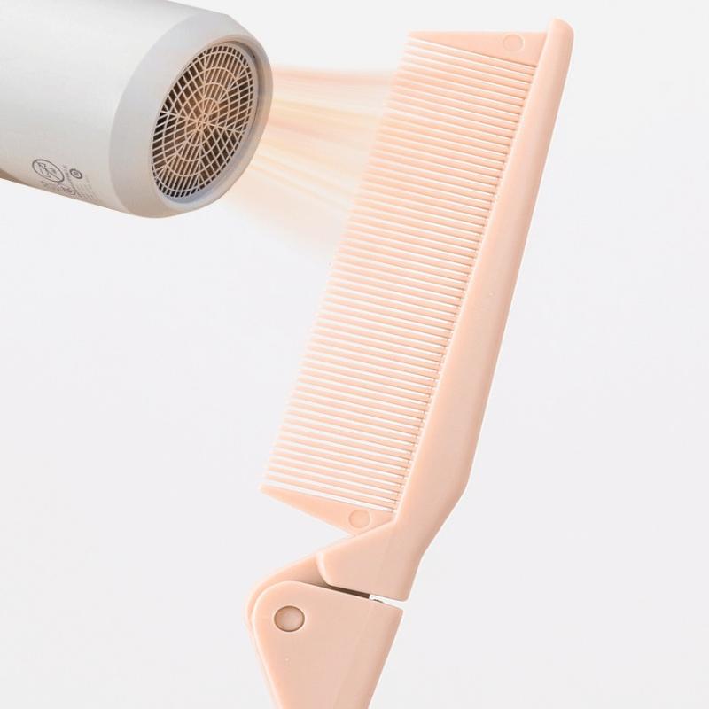 Dwufunkcyjny Składany Grzebień Podróżny Antystatyczny Narzędzie do Włosów Kręconych Miękkie Zęby Rozczesywanie Przenośny Dla Dziewcząt Akcesoria do Stylizacji Włosów
