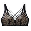 Sexy Versatile Lace Sexy Cross Breast Strap Smithy Back No Steel Rim Gathering Show Large Bra