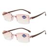 Magnifying Reading Glasses Frameless Eye Glasses For Seniors Frameless Design Lightweight Comfort