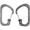 Nite Ize SlideLock #2 Silver Keychain Carabiner Clip Lightweight Durable Accessory