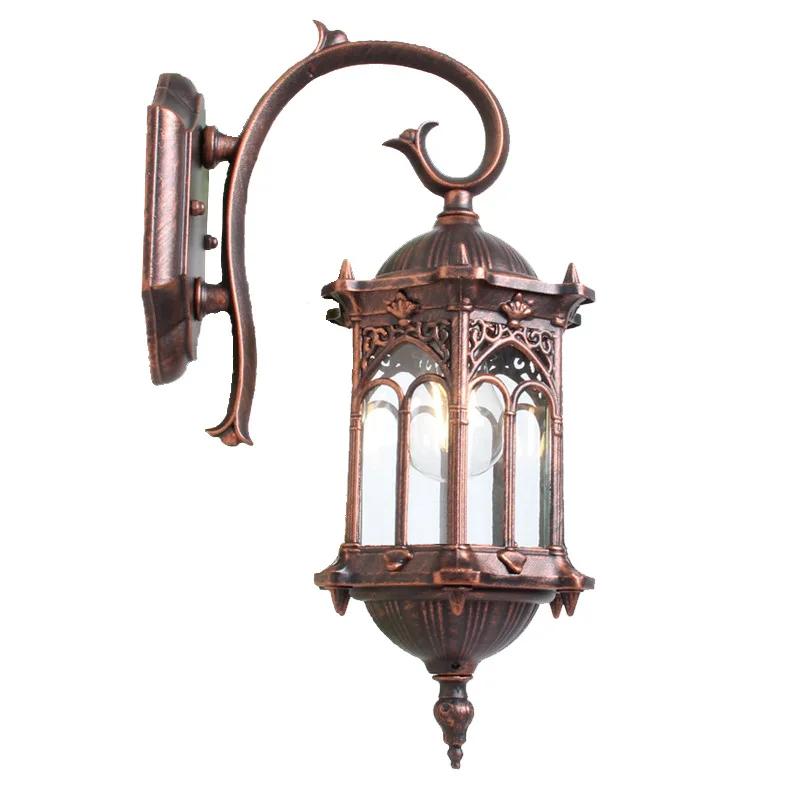 Eu Retro Wall Light Outdoor Lighting IP44 Waterproof Courtyard Garden Porch Light E27 Screw Wall Light Outdoor Home Decoration