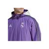 adidas Men's Real Madrid Condivo 22 All-Weather Training Jacket Purple HT8796