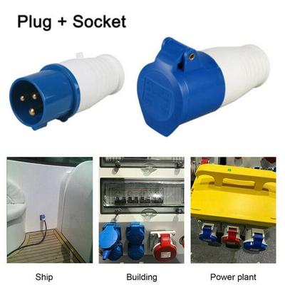 Průmyslová vodotěsná zásuvka INDUSTRIAL IP44 PIN