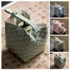 Handbag Embroidered Handbag Flower Print Drawstring Bundle Pocket Tea Tools Storage Bag  Travel