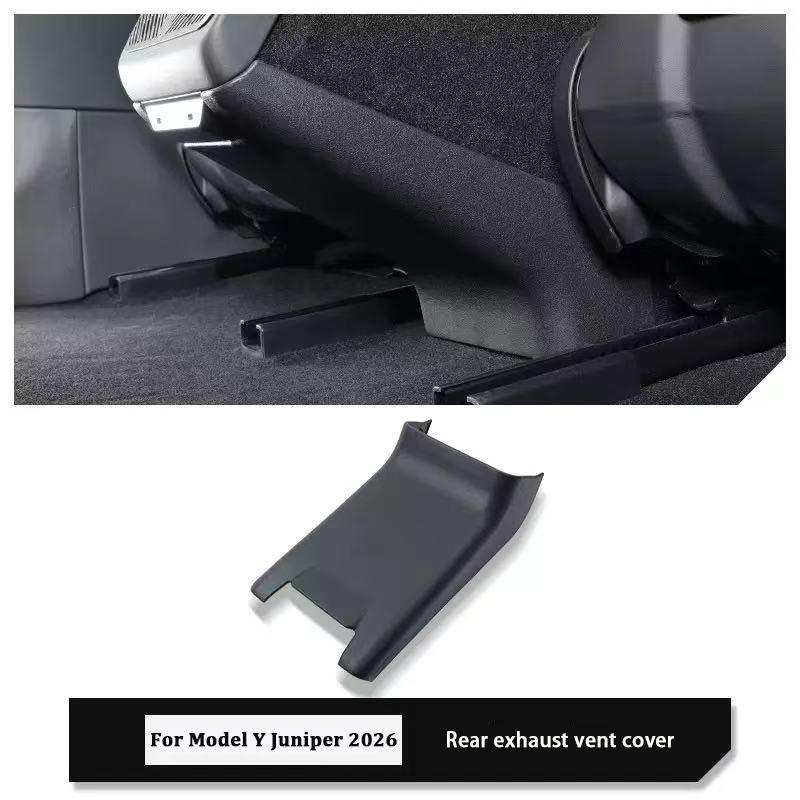 For Tesla Model Y Juniper 2026 Rear Center Console Air Vent Anti-Kick Pad TPE Armrest Rear Anti Dirty Panel Protection Cover Mat