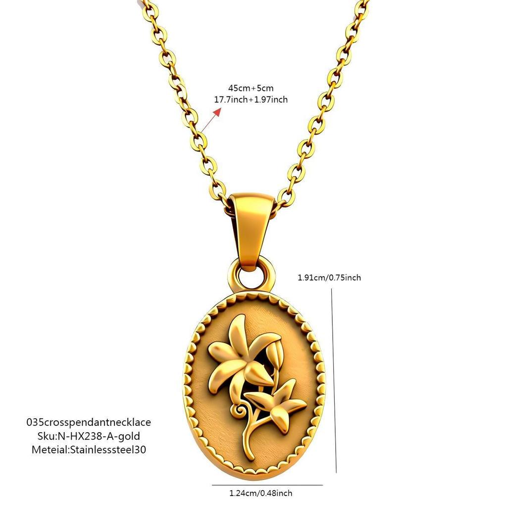 Korean-Japanese Four-Leaf Clover Zirconia Pendant Necklace with Rotating Design - Simple, Elegant, and Versatile Choker.