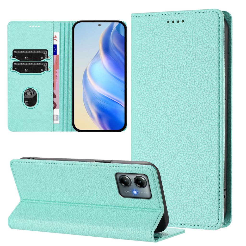 For Motorola Moto G Play (2025) 4G Wallet Case RFID Blocking Litchi Texture Leather Mobile Cover