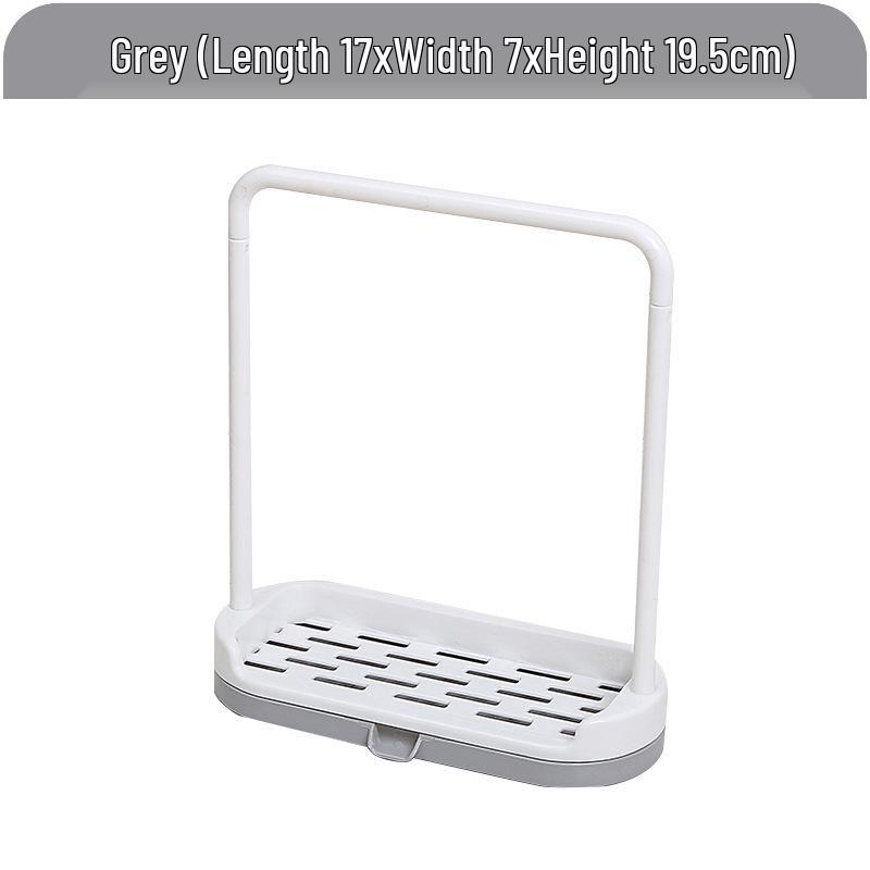 

Самоклеящаяся стойка для хранения кухонных полотенец и тряпок 17x7x19.5 cm серый