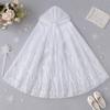 Sequined Children Cloak Shiny Shawl Girls Hooded Cloak Fairy Cosplay Costume Cape  Halloween Party