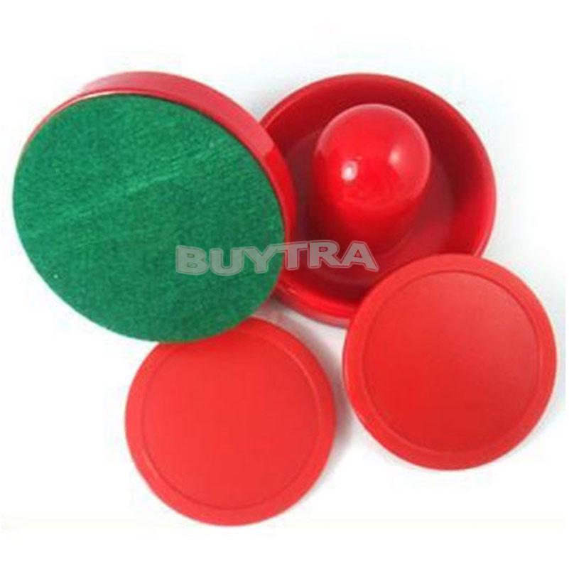 Mini Air Hockey 65Mm Goalies 50Mm Pucks Felt Pusher Set Cn Seller