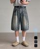 Dimiteulibeullaeg [Select Fit] Essential Bermuda / Curved Denim Half Pants_5 Color