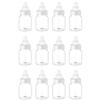 12Pcs Baby Bottle Baby Shower Favor Plastic Candy Bottle Mini Feeding Bottle for Birthday Baby Shower Gift Decor
