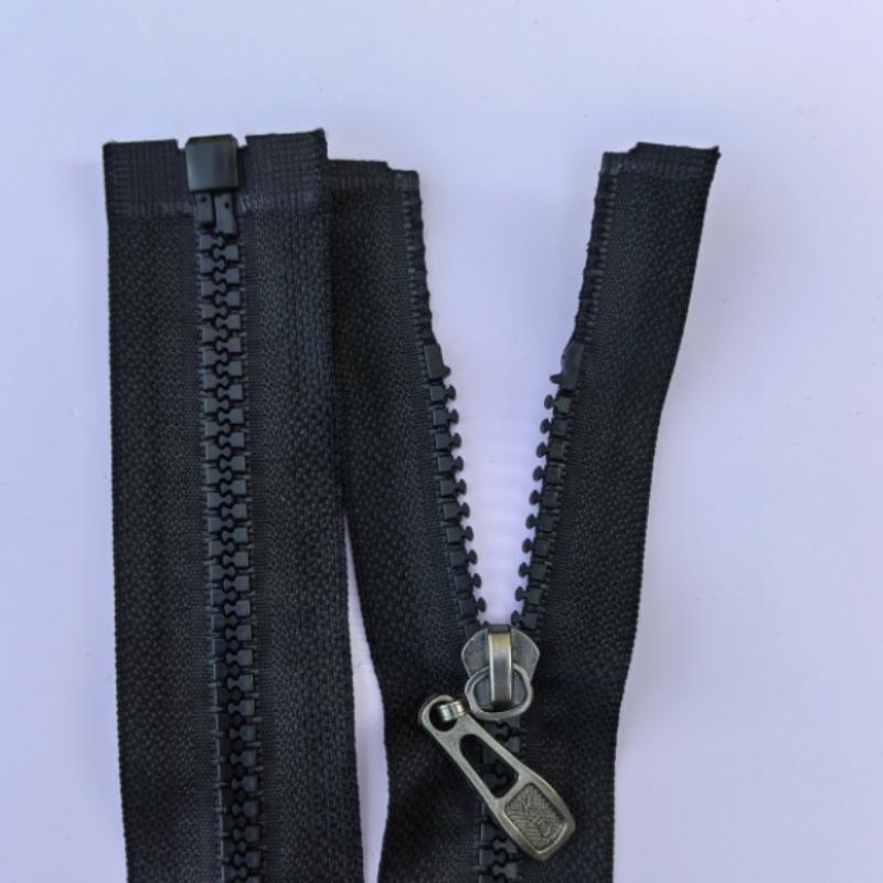 No. 5 Large Teeth Open Tail Resin Zipper - 70cm for Coats & Tops
