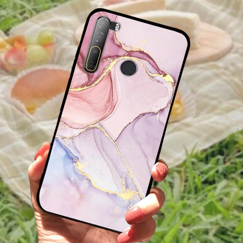 For HTC Desire 20 Pro Case Cover For Desire20 Pro Silicone Soft Marble Black Bumper Funda Coque for HTC Desire 20 Pro Protective