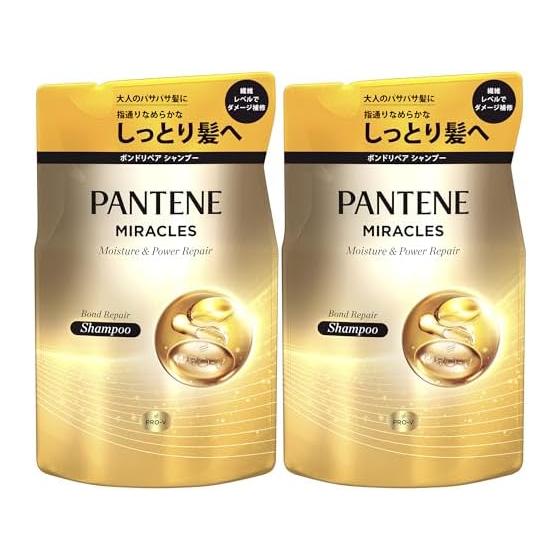 Pantene Miracles Шампунь 350г x 2 Заправки Увлажнение и Восстановление [Оптовая Покупка]