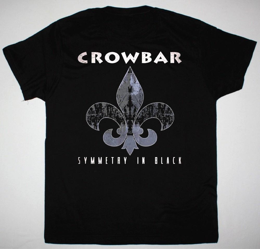 CROWBAR SYMMETRY IN BLACK NEW BLACK TSHIRT  Full size S5XL unisex Unisex T-Shirt XXXL