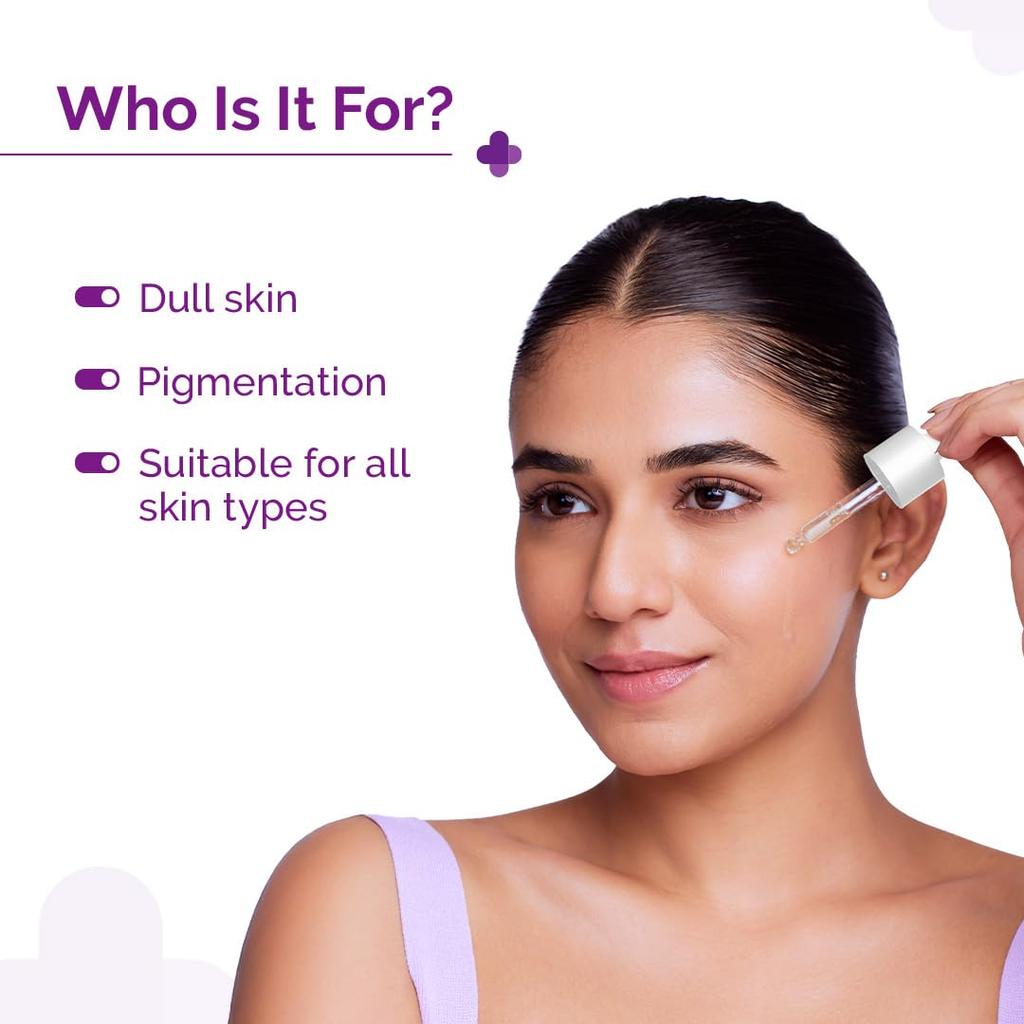 The Derma Co 10% Vitamin C Face Serum with 5% Niacinamide for Brightening & Dark Spot Reduction 30 Ml