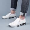 Foreign trade 2025 spring new men's casual leather shoes breathable and comfortable soft-soled leather shoes