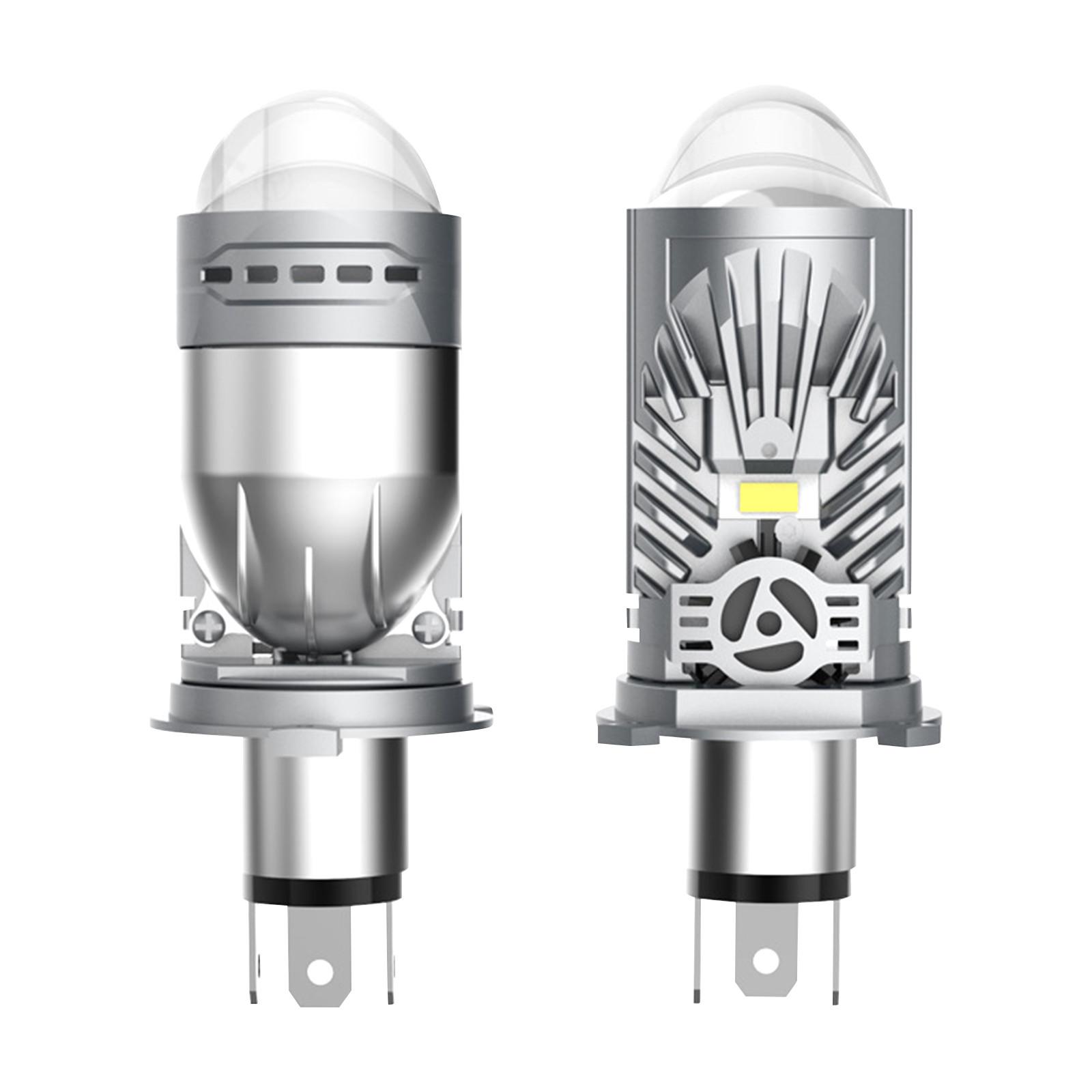 

Светодиодные автомобильные фары с тремя линзами, фары «рыбий глаз», линза H4, интегрированная модификация мотоциклетных фонарей для дальнего и ближнего света